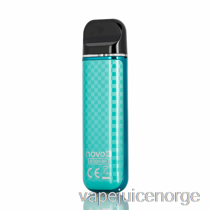 Vape Juice Smok Novo 3 25w Pod System Påfugl Blå Karbonfiber